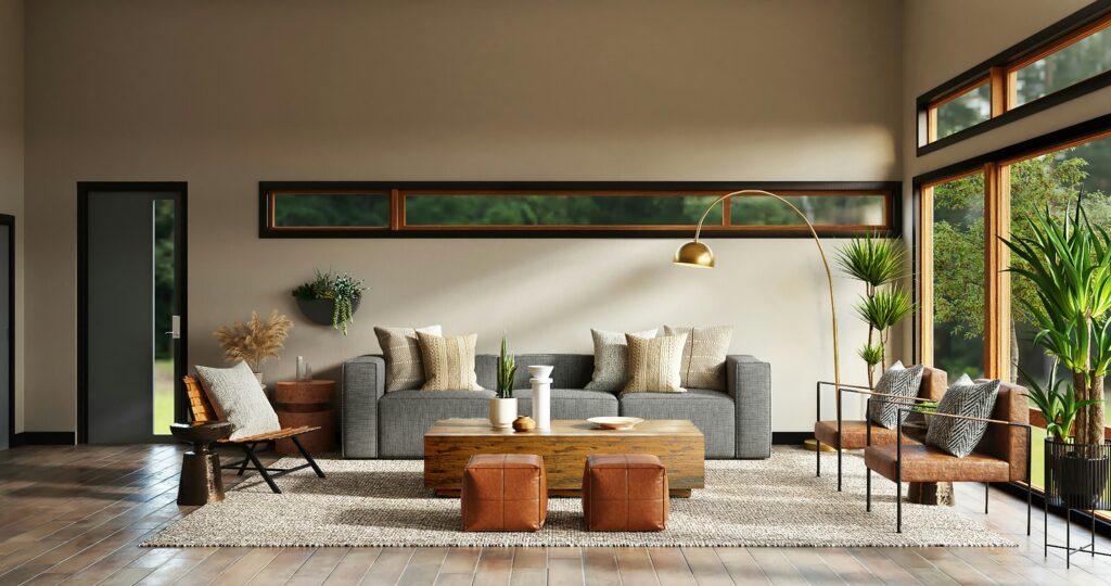 luxury living area